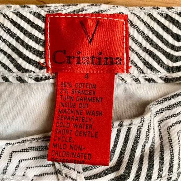 Rare Vera Cristina Textured Print Jeans 4 - Picture 4 of 4